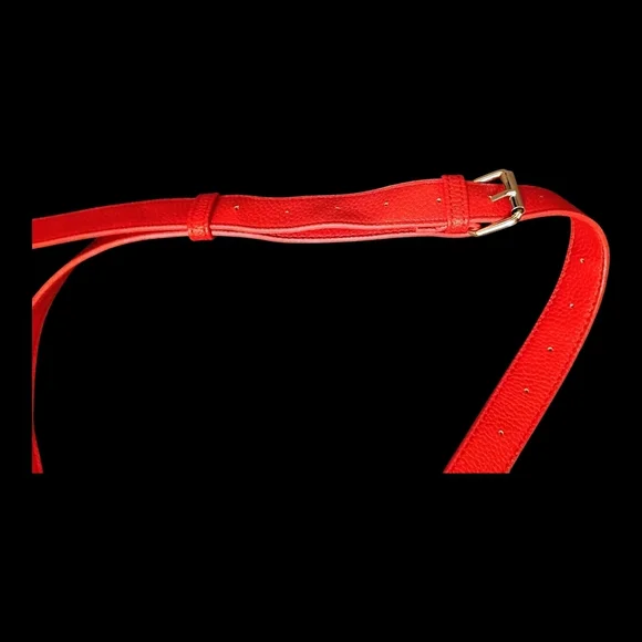 Marc New York Red Crossbody Bag with Gold Details - Picture 2 of 9